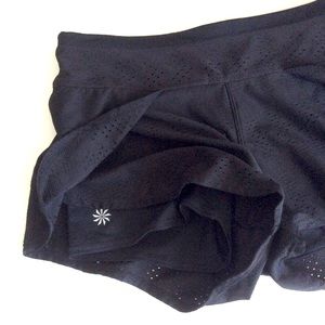EUC Athleta Black Ventilated Running Skort XS